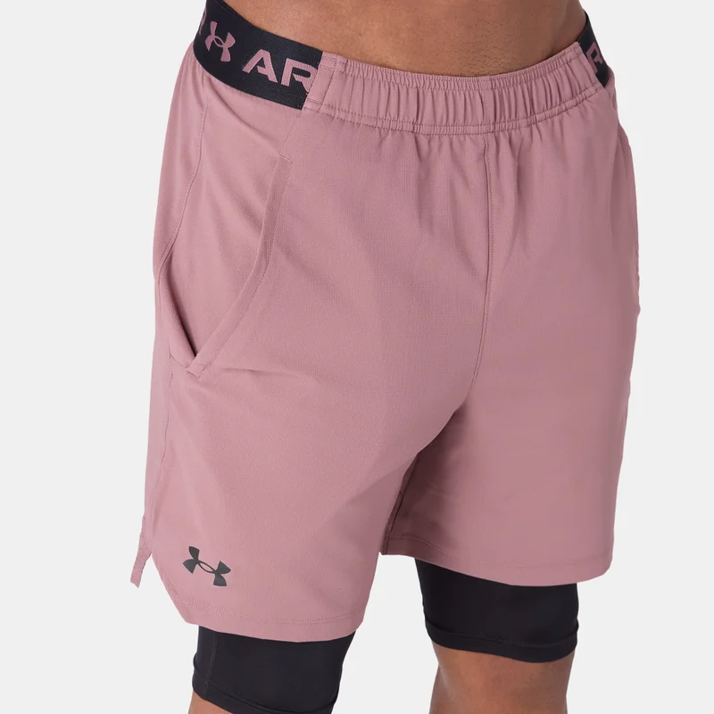 Under Armour Red Men's Vanish Woven 2-in-1 Shorts for Men | Best Price UAE